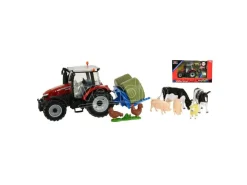 BRITAINS LC43205 MASSEY FERGUSON 5612 TRACTOR PLAYSET 1:32 Modellino