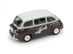 Brumm BM0595 FIAT 600 MULTIPLA CIOCCOLATO CAFFAREL 1956 1:43 Modellino