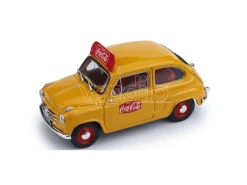 BRUMM BM0491B FIAT 600 1a SERIE 1960 COCA COLA 1:43 Modellino