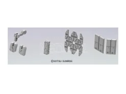 BUILDERS PARTS HD MS ARMOR 01 1/144 ACCESSORI BANDAI MODEL KIT