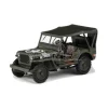 CARARAMA CA91850 JEEP WILLY'S 4X4 SOFT TOP GREEN 1:43 Modellino