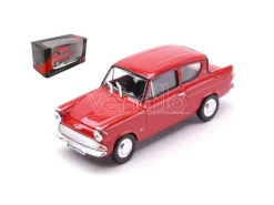 CARARAMA CACR040 FORD ANGLIA MKI RED 1:43 Modellino