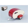 CARARAMA CA251PND-C-1 CARAVAN I BEIGE/RED 1:43 Modellino