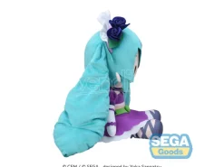Character Vocal Series 01: Hatsune Miku Fuwa Petit Peluche Figura Hatsune Miku X Love E Berry Dress Up E Dance! Sparkly Purple