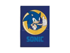 COPERTA IN PILE SONIC OK THE HEDGEHOG - ACCESSORI