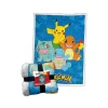 COPERTA SHERPA POKEMON HAPPY CREW  100x150 cm