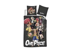 COPRIPIUMINO SINGOLO ONE PIECE PERSONAGGI NERO ANIME - ACCESSORI