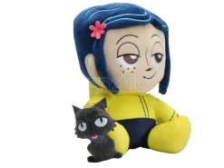 Coraline Phunny Peluche Figura Coraline E The Cat 20 Cm Kidrobot