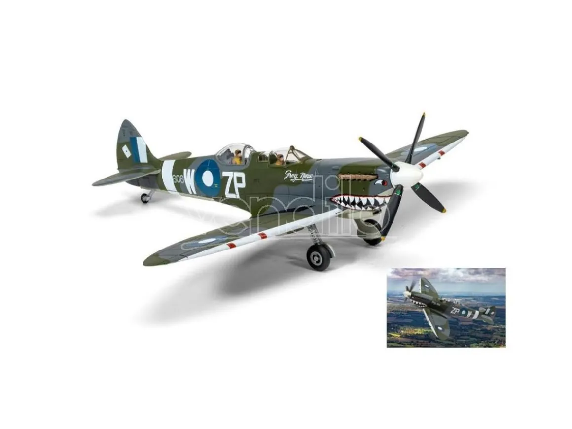 CORGI AA29201 SUPERMARINE SPITFIRE T9 TE308 G-AWGB GREY NURSE 1:72 Modellino