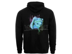 Cyberpunk Edgerunners Neon Rebecca Felpa Con Cappuccio Xxl Felpa Devplus