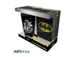 Dc Comics Batman Bicchiere XXL + Spilla + Agenda A6 160 Pagine Abystyle