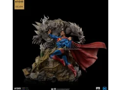 Dc Comics Bds Art Scale Statua 1/10 Superman Vs Doomsday Heo Eu Esclusiva 30 Cm Iron Studios