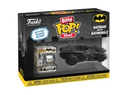 Dc Comics Bitty Pop! Rides Vinile Figura Batman W/batmobile 2,5 Cm Funko