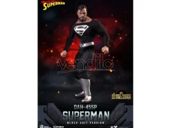 Dc Comics Dynamic 8ction Heroes Action Figura 1/9 Superman Black Suit 20 Cm Beast Kingdom Toys