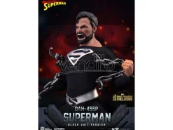 Dc Comics Dynamic 8ction Heroes Action Figura 1/9 Superman Black Suit 20 Cm Beast Kingdom Toys