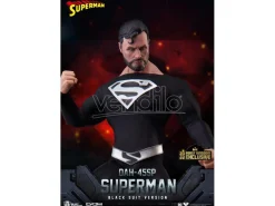 Dc Comics Dynamic 8ction Heroes Action Figura 1/9 Superman Black Suit 20 Cm Beast Kingdom Toys