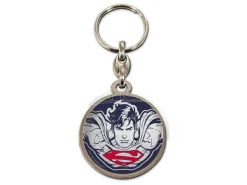 Dc Comics Metal Portachiavi Superman Face 7 Cm Sd Toys