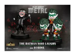 Dc Comics Mini Uova Attack Figura 2-pack Dark Nights: Metal The Batman Who Laughs & Robin Minions 8 Cm Beast Kingdom Toys