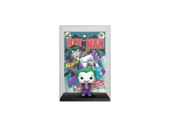 Dc Comics Pop! Comic Cover Figure Vinile Joker 9 Cm Funko Scatola Rovinata