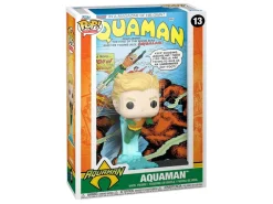 Dc Comics Pop! Comic Cover Vinile Figura Aquaman 9 Cm Funko