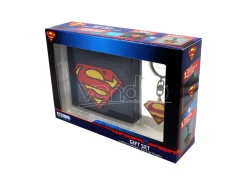 Dc Comics Superman Portafoglio + Portachiavi con Logo AbyStyle