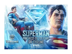 Dc Comics Throne Legacy Collection Statua Statua 1/4 Superman Fortress Of Solitude On Throne (design By Gabriele Dell'otto) 52