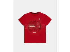 Dc Comics T-Shirt Logo Batman Rosso Difuzed