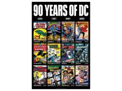 Dc Comis Art Print 90 Years Edizione Limitata 42 X 30 Cm Fanattik