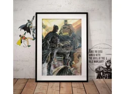 Dc Comis Art Print Batman 85th Anniversary Edizione Limitata 42 X 30 Cm Fanattik