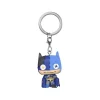 Dc Patchwork Pop! Vinile Portachiavis 4 Cm Batman  Funko