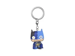 Dc Patchwork Pop! Vinile Portachiavis 4 Cm Batman  Funko