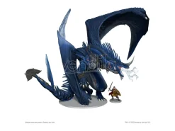 D&d Icons Of The Realms Boxed Prepainted Miniatures Ancient Blue Dragon 20 Cm Wizbambino