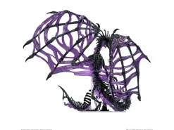 D&d Icons Of The Realms Boxed Prepainted Miniatures Black Dracolich 30 Cm Wizbambino