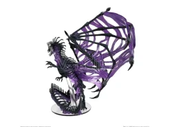 D&d Icons Of The Realms Boxed Prepainted Miniatures Black Dracolich 30 Cm Wizbambino