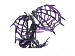 D&d Icons Of The Realms Boxed Prepainted Miniatures Black Dracolich 30 Cm Wizbambino