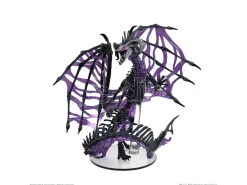 D&d Icons Of The Realms Boxed Prepainted Miniatures Black Dracolich 30 Cm Wizbambino