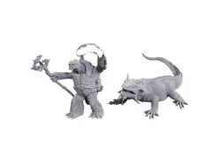 D&d Nolzur's Marvelous Miniatures Unpainted Miniatures Tortle Druid & Wild Shape Gigante Lizard Wizbambino