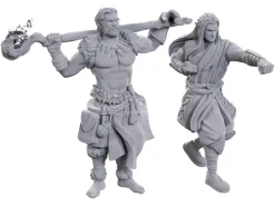 D&d Nolzur's Marvelous Miniatures Unpainted Miniatures 2-pack Archdruid & Martial Arts Adept Wizbambino