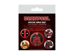 DEADPOOL (OUTTA THE WAY) BADGE PACK SPILLA PYRAMID INTERNATIONAL