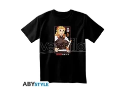DEMON SLAYER - Unisex blackTshirt - Rengoku S2