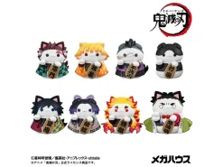Demon Slayer: Kimetsu No Yaiba Mega Cat Project Trading Figura Fortune Cats Ver. 01 7 Cm Blind Box Assortment (6) Megahouse