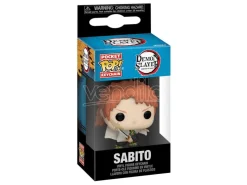 Demon Slayer Portachiavi Funko Pop Vinile Figura Sabito senza Maschera 4 Cm