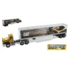 DIECAST MASTER DM85666 CAT CT660 W/CAT MURAL TRAILERS 1:50 Modellino