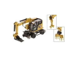 DIECAST MASTER DM85656 CAT M323F RAILROAD WHEELED 1:87 Modellino