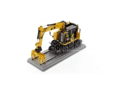 DIECAST MASTER DM85661 CAT M323F RAILROAD WHEELED EXCAVATOR 1:50 Modellino