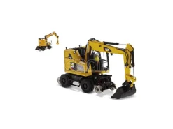 DIECAST MASTER DM85662 M323F RAILROAD WHEELED EXCAVATOR 1:50 Modellino