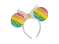 Disney By Fascia Per Capelli Sequin Arcobaleno Minnie Ears Loungefly