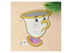 Disney La Bella E La Bestia Chip Microfibra Telo Mare Asciugamano  Cerdà