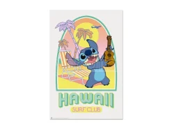 Disney Stitch Hawaii Club Surf poster Erik