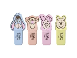 Disney Winnie The Pooh Set Di 4 Highlighters Con Topper Grupo Erik